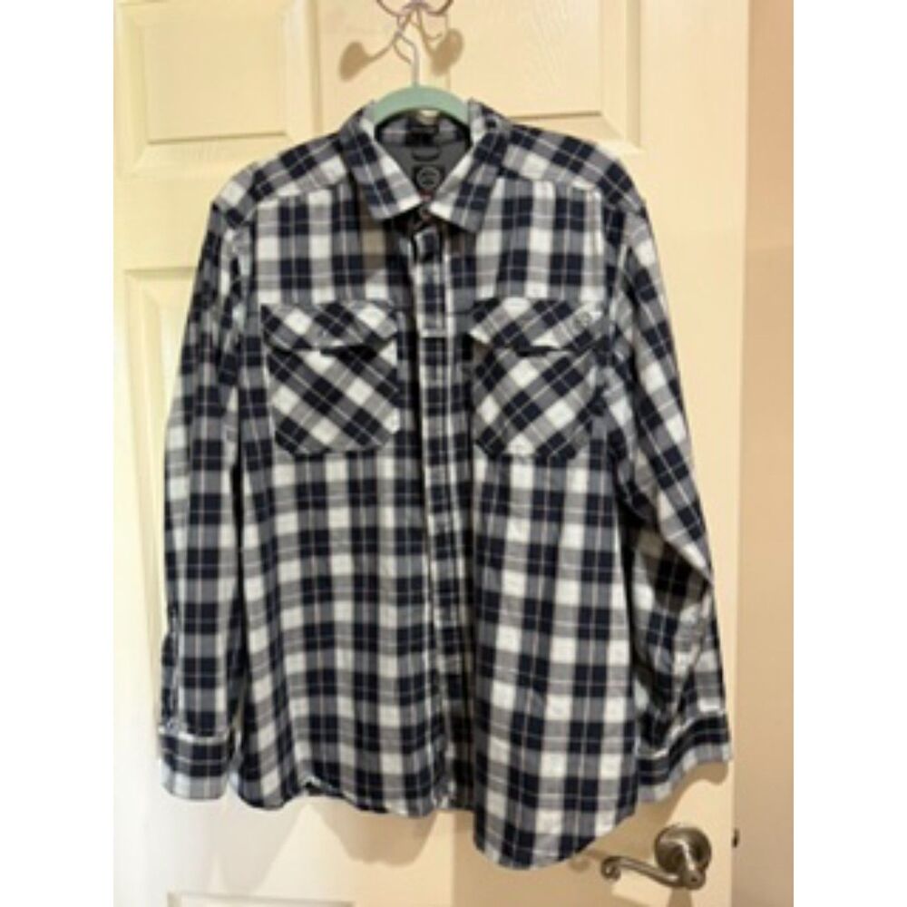 Wrangler Plaid Button Down